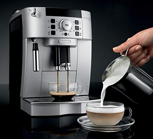 Fully Automatic Espresso Machine, Silver and Black H927