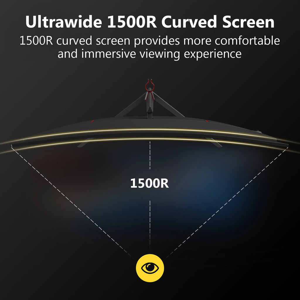 27-Inch LED Curved Gaming Monitor 200Hz 144Hz 1ms Full HD 1920x1080 U4411