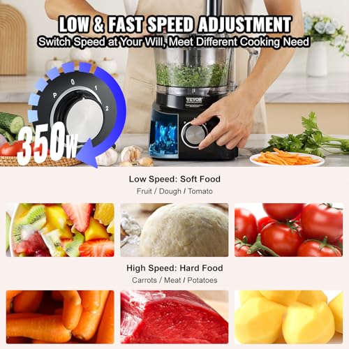 7 Cup Electric Food Processor with Reversible SUS Disc P97269
