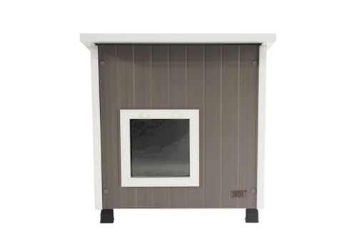 Outdoor Cat House with 2 Vinyl Door Flaps U922