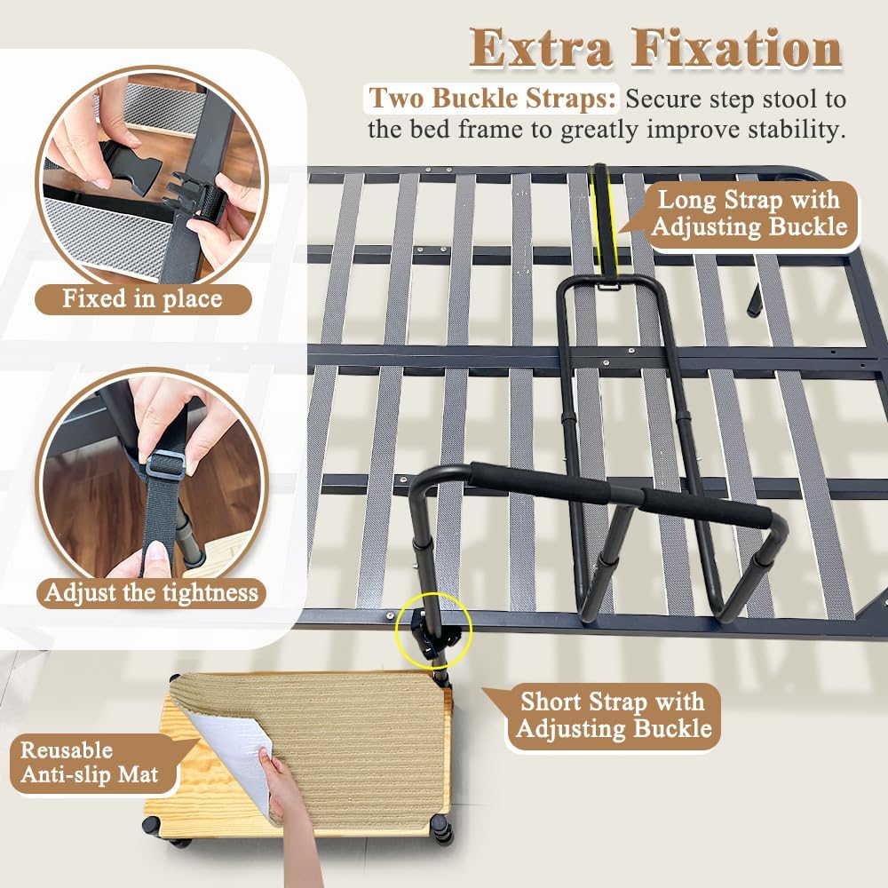 Bed Step Stool with Handle E2461