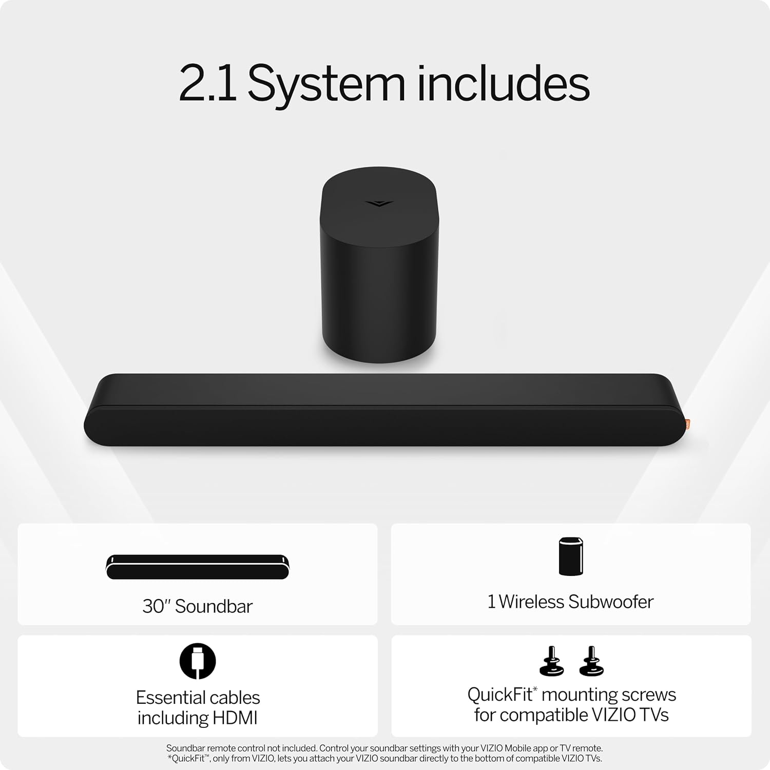 2.1 Soundbar with Wireless Subwoofer I97118