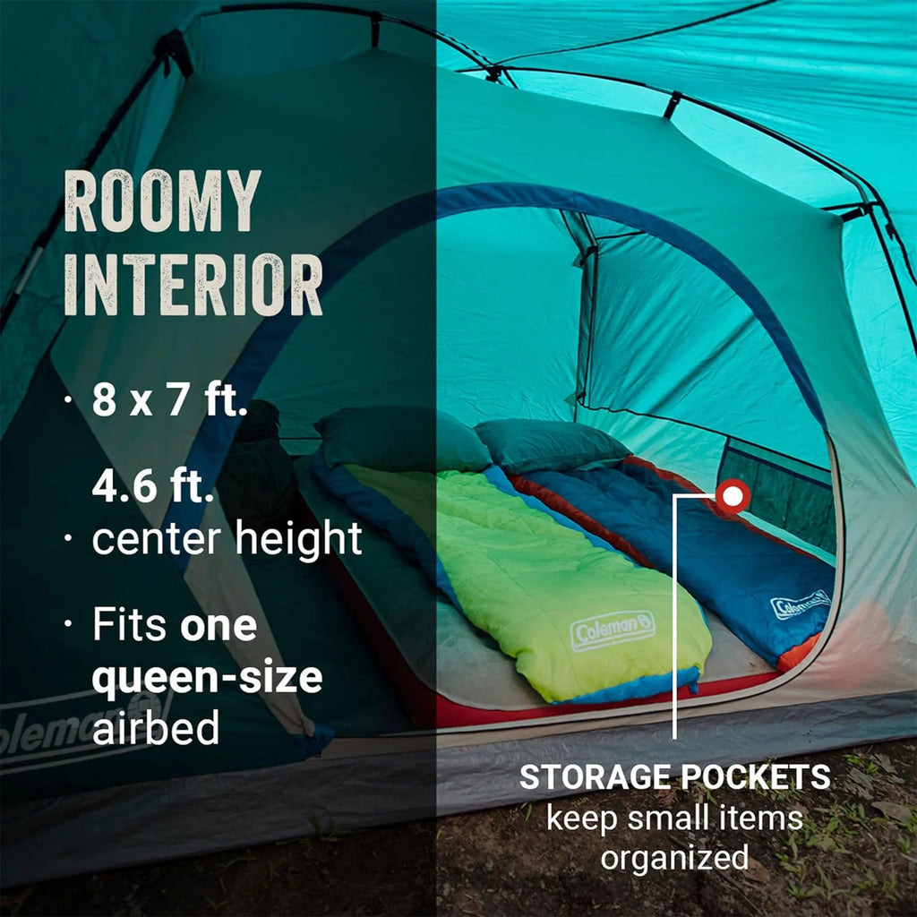 4 Person Camping Tent with Full-Fly Vestibule U1304