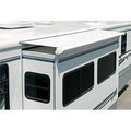 White 181 in. RV Slide-Out Awning with Full Case & Wind Deflector F818