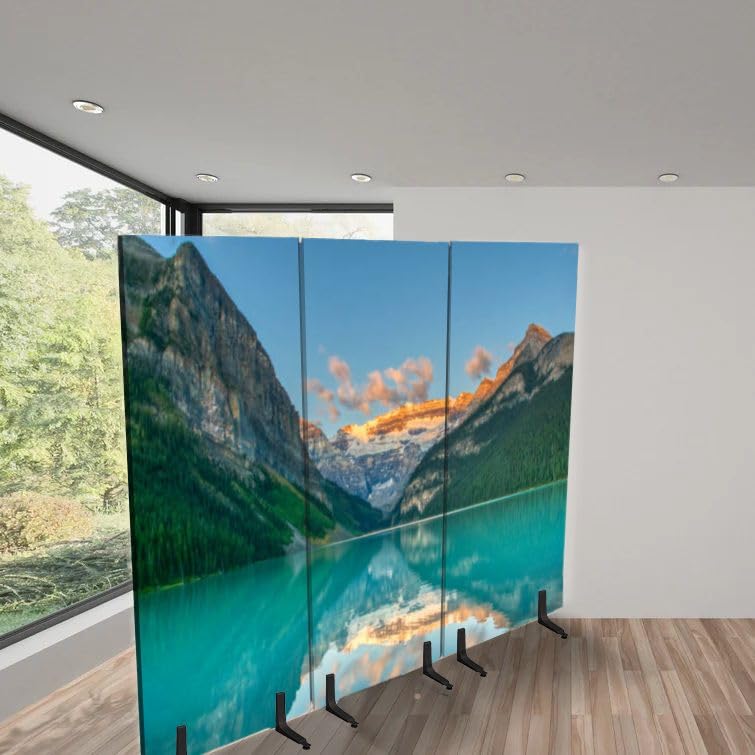 3 Panels Freestanding Acoustic Room Divider Soundproof Privacy Screen Folding Partition Wall Divider O9085