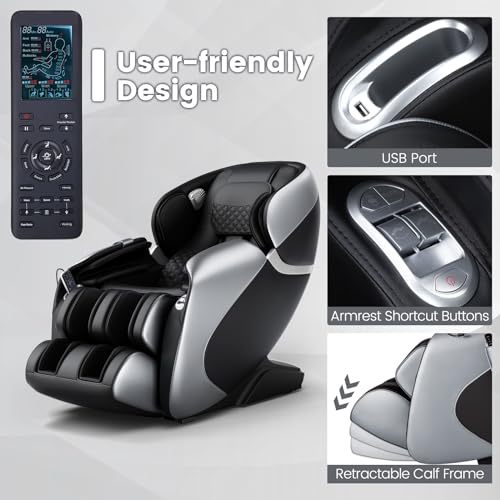 Brown Shiatsu Massage Chair with Heating P575