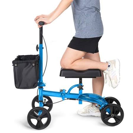 Blue Knee Scooter Walker 42x15x14inch W7991