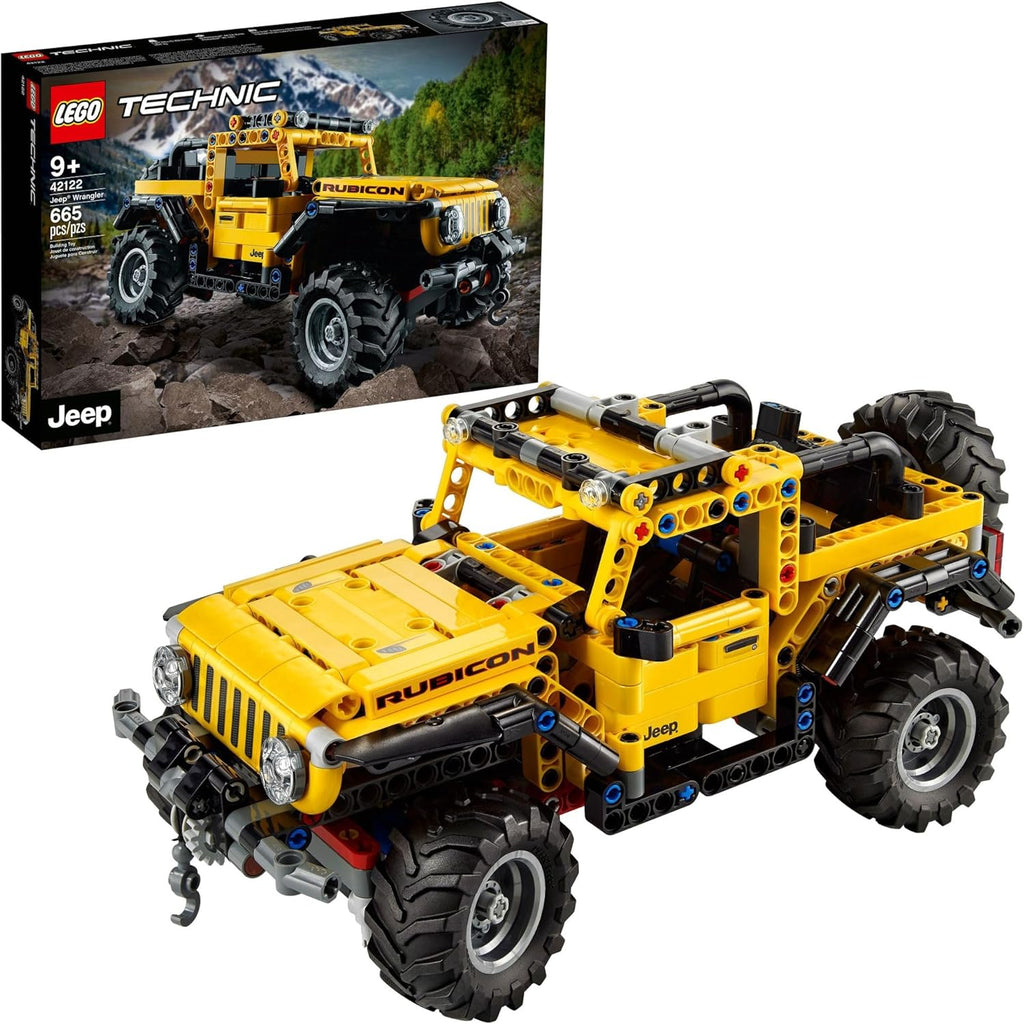 LEGO Technic Jeep Wrangler 4x4 Toy Car 42122 Model Building Kit O11447