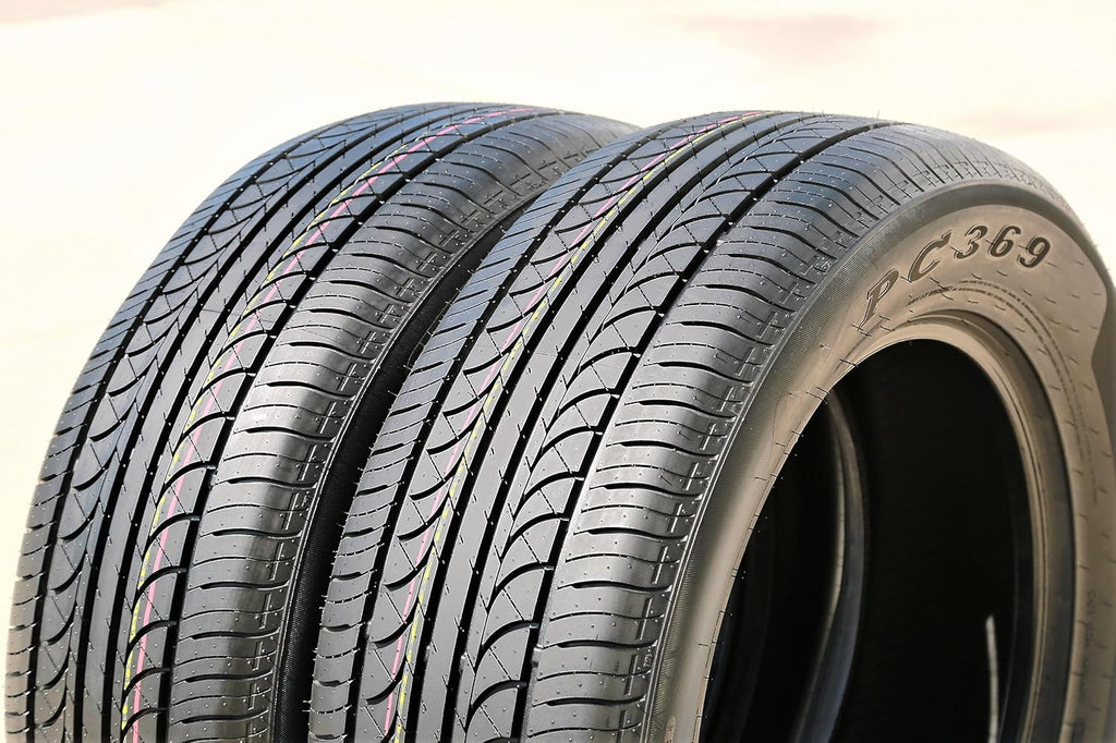 Set of 2 All-Season Passenger Car Touring Radial Tires 195/70R14 91T Load Range SL 4-Ply BSW Black Side Wall UTQG 380AA Q27731