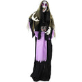 5.25-ft. Standing Gravekeeper Animatronic with Red LED Eyes and Sound Effects W73160