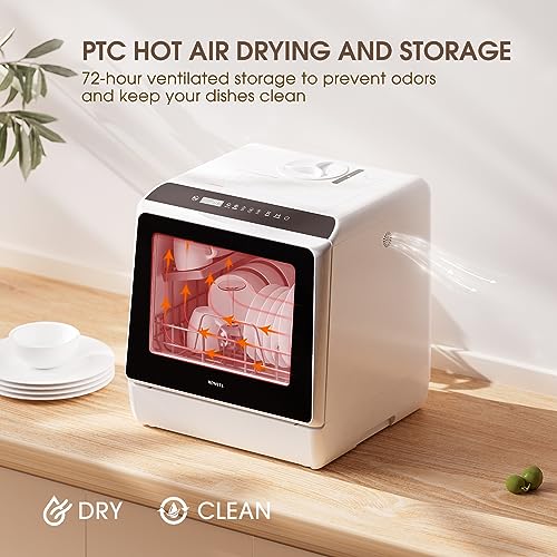 Compact Countertop Dishwasher with 5 L Water Tank R3239