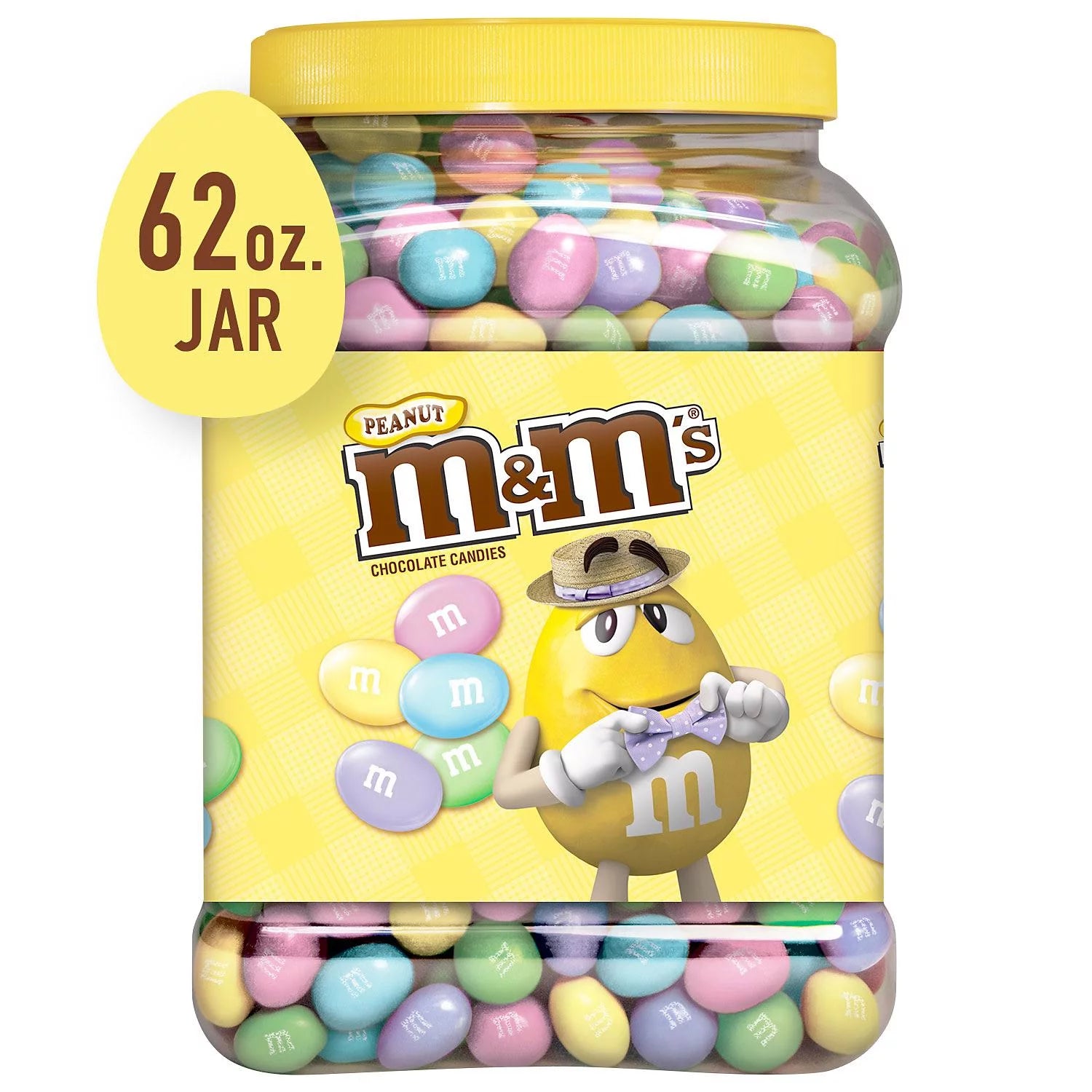 62 oz Peanut Chocolate Candy Jar O782436