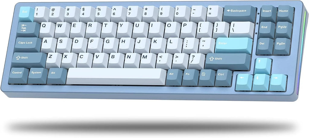 75% Wireless Mechanical Keyboard CNC Aluminum Alloy Shell Hot-swappable RGB U805014