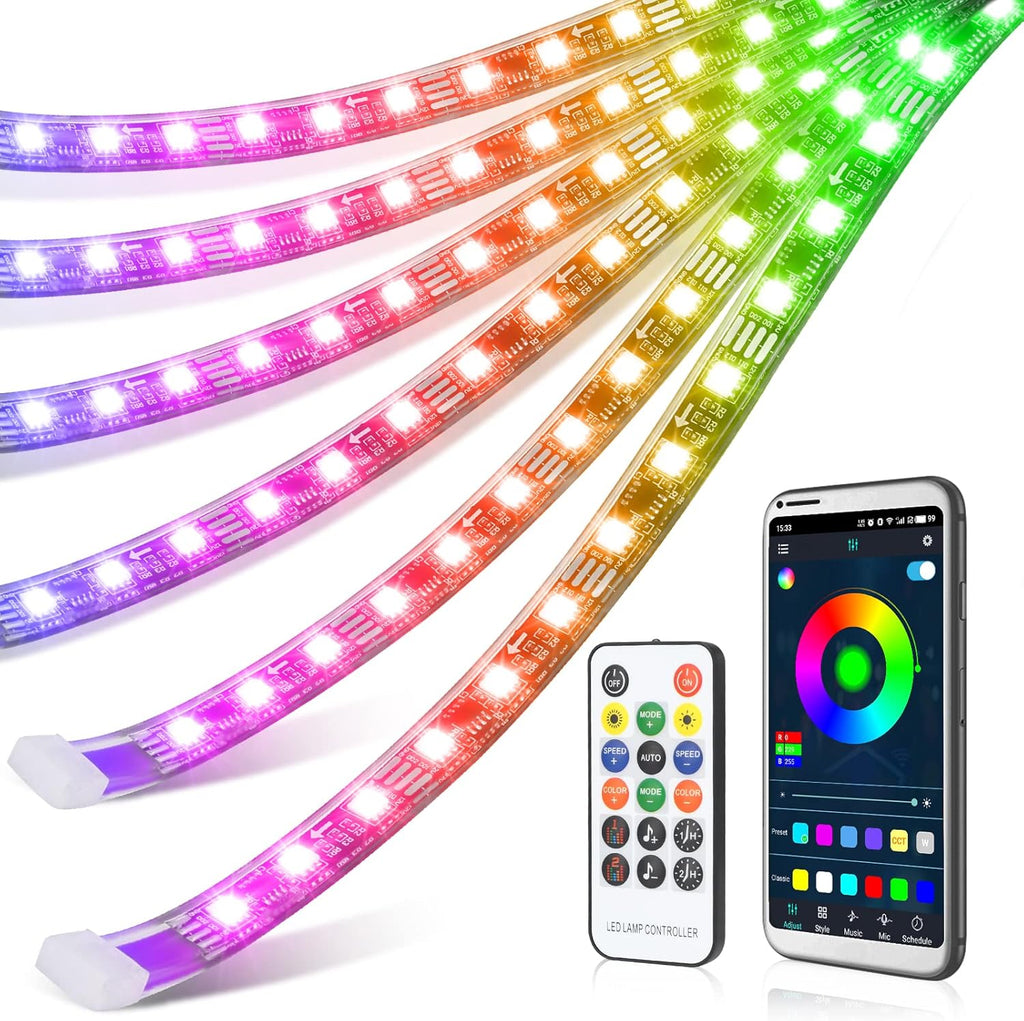 6 PCS LED Car Underglow Light Kit M722759