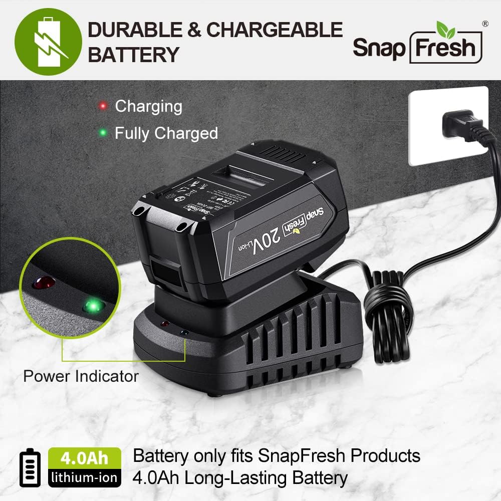 20V MAX Cordless Leaf Blower with 4.0Ah Battery & Charger R40930