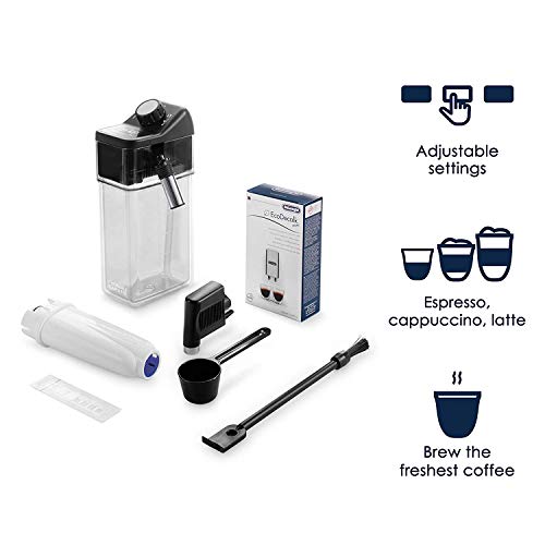 Fully Automatic Espresso Machine, Silver and Black H927