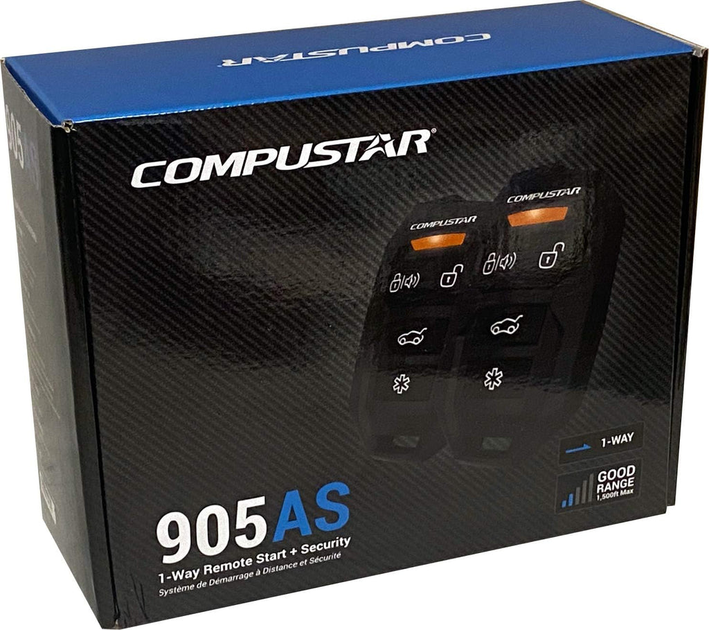 4 Button 1 Way Alarm & Remote Start System 1500' Range E423