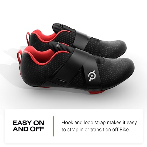 Cycling Shoes with Single Hook and Loop Strap and Delta-Compatible Cleats B524621