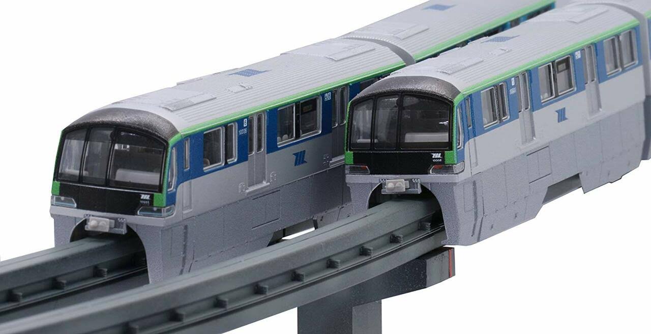 1/150 Scale Painted Plastic Model 6-Car Train E1433