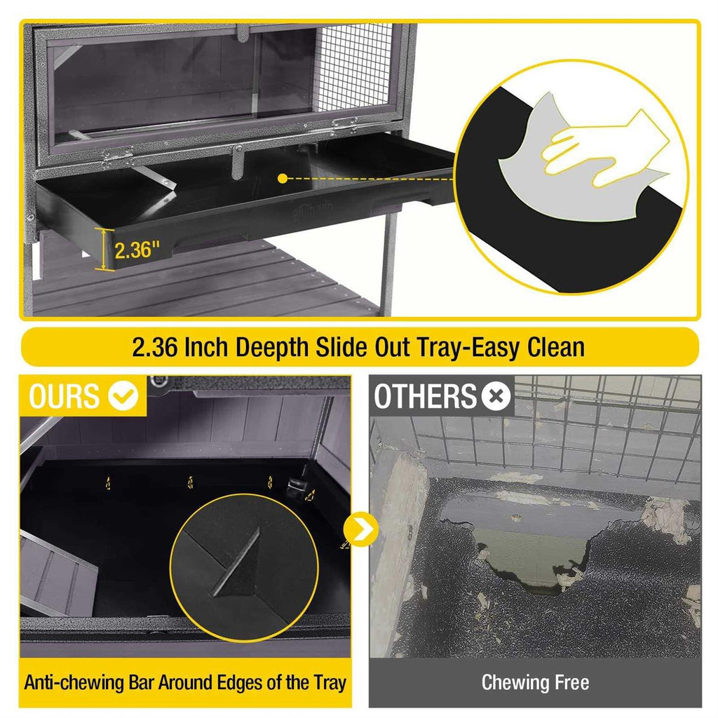 Hamster Cage with Metal Frame Pull Out Tray H894