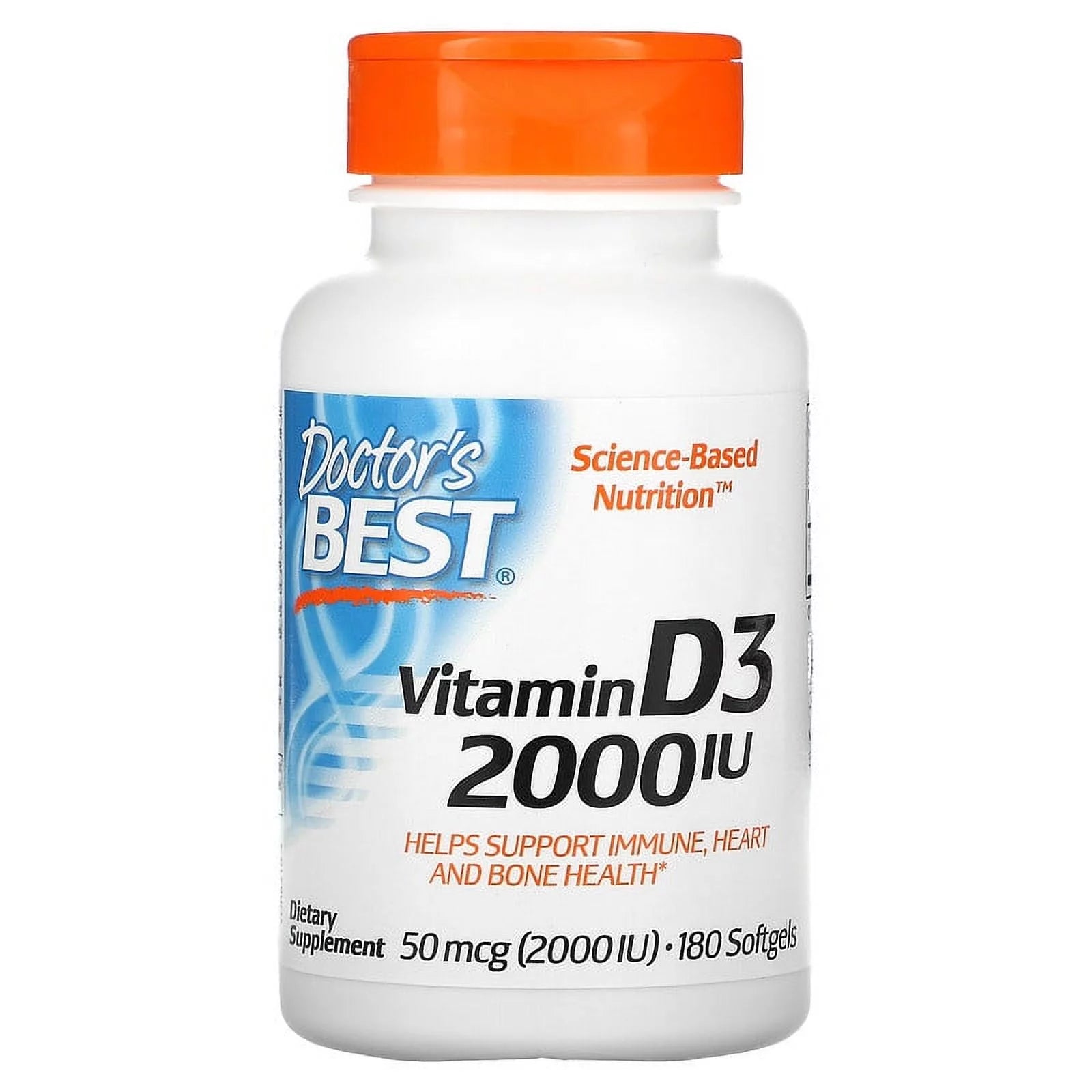 Vitamin D3 50 mcg 180 Softgels Pack of 4 B253