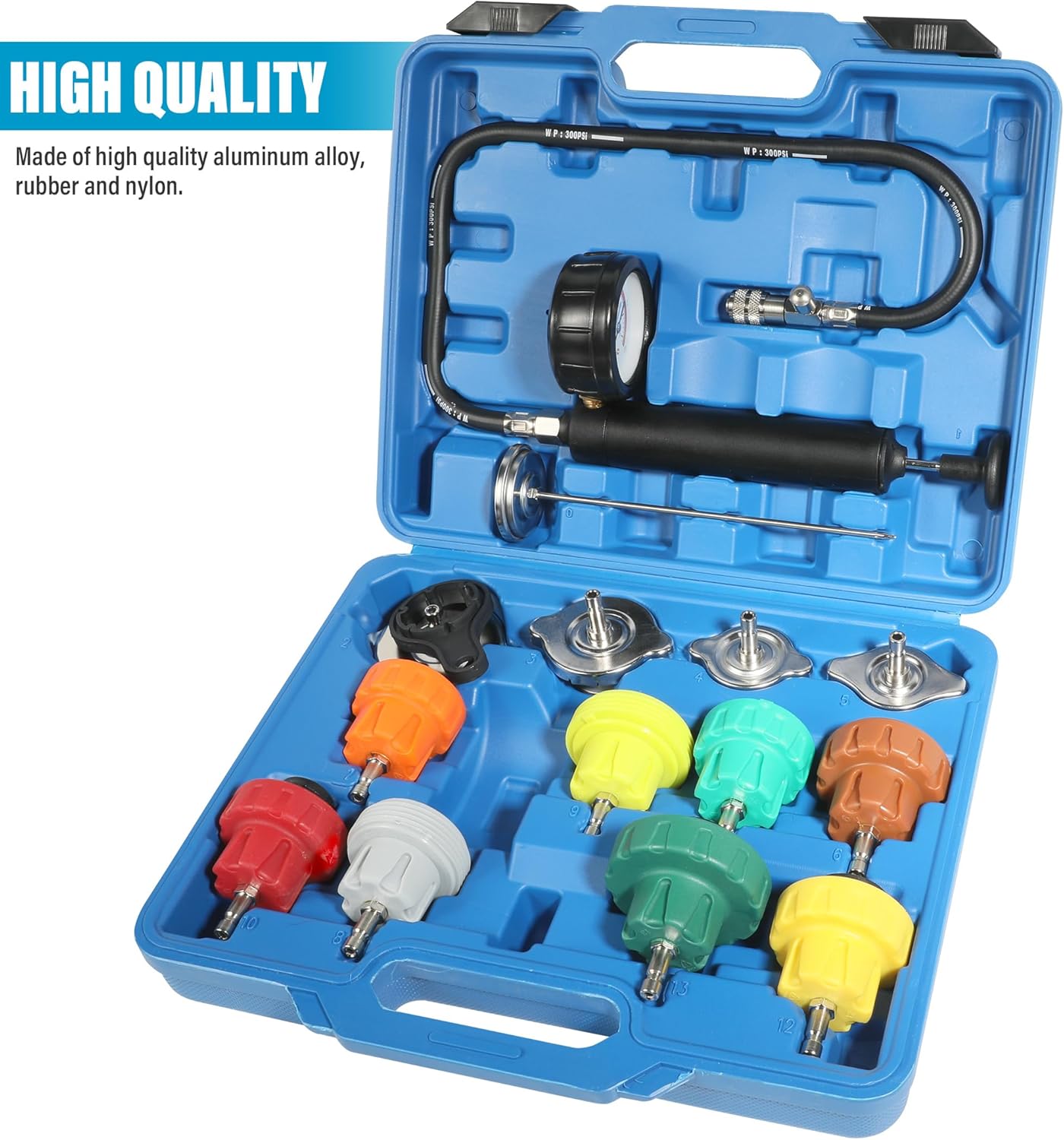 Radiator Pressure Tester Kit Coolant Pressure Tester Tool H98322