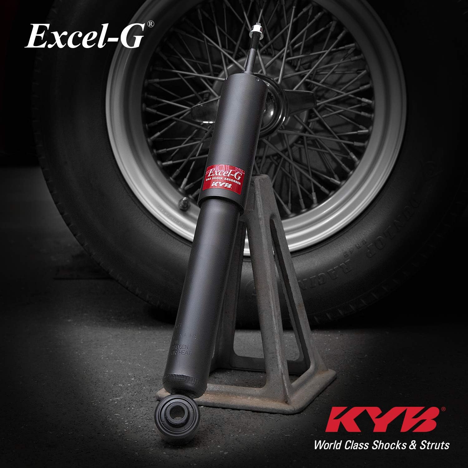Black Silver Gas Shock F24457