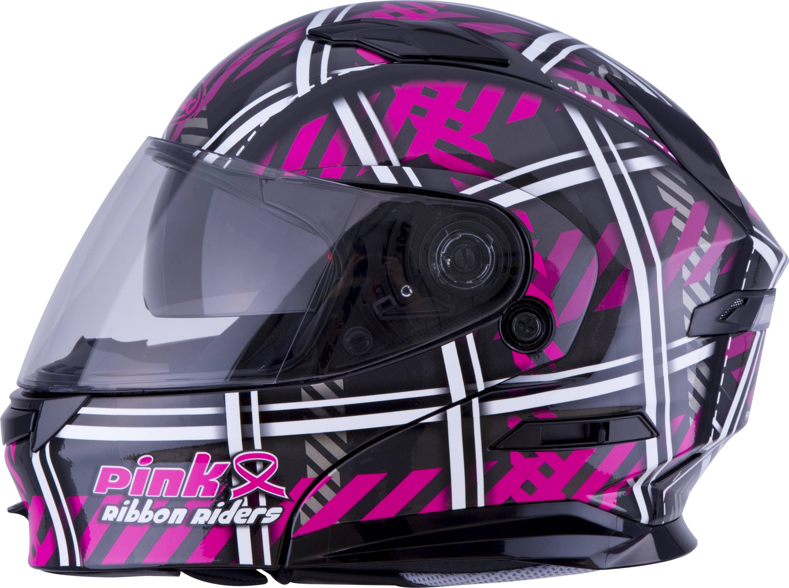 Pink Ribbon Riders Helmet Black/Pink LG R592943