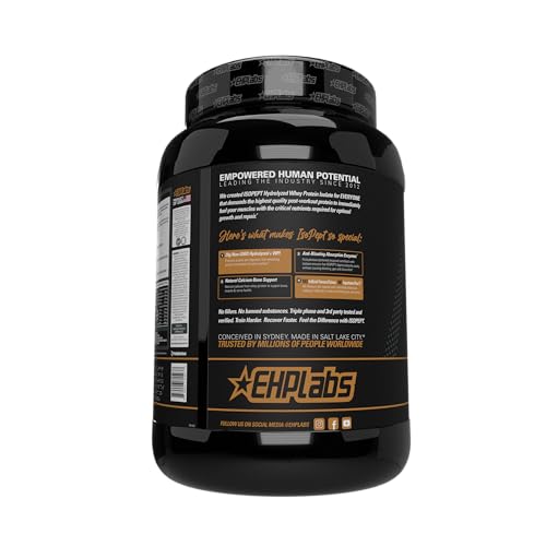 Hydrolyzed Whey Protein Powder, 100% Whey Protein Isolate & Hydrolysate, 27g Protein, 27 Serves (Strawberry Milkshake) J6370