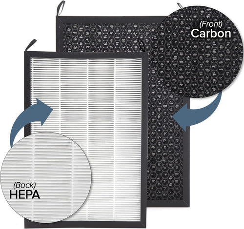 1-Pack Replacement HEPA/Carbon Combo Filter N421