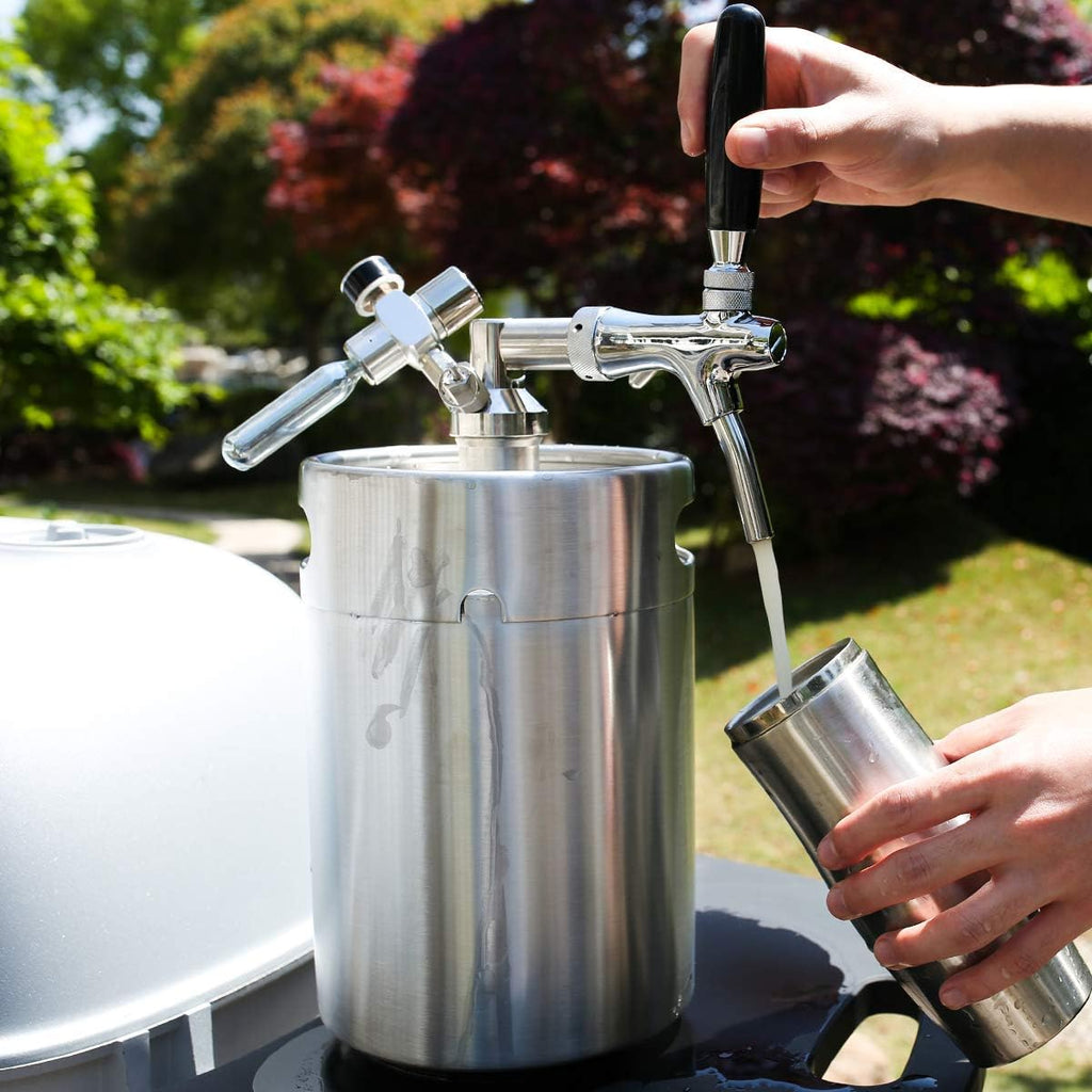 170oz Pressurized Stainless Steel Mini Keg Growler F13740
