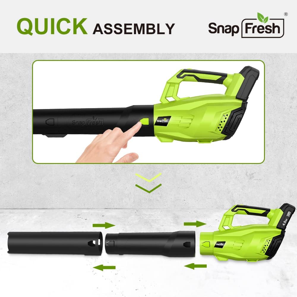 20V MAX Cordless Leaf Blower with 4.0Ah Battery & Charger R40930