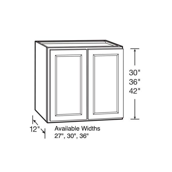 Cognac Wall Kitchen Cabinet S3631