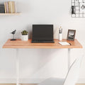 Light Brown 39.4"x15.7"x0.8" Solid Wood Oak Table Top D393445