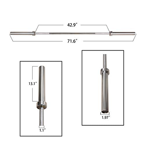 Olympic Bar Barbell, 700-Pound Capacity X6642