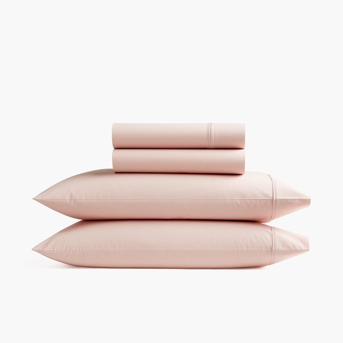 Cal King Organic Percale Sheet Set in Taupe X382615