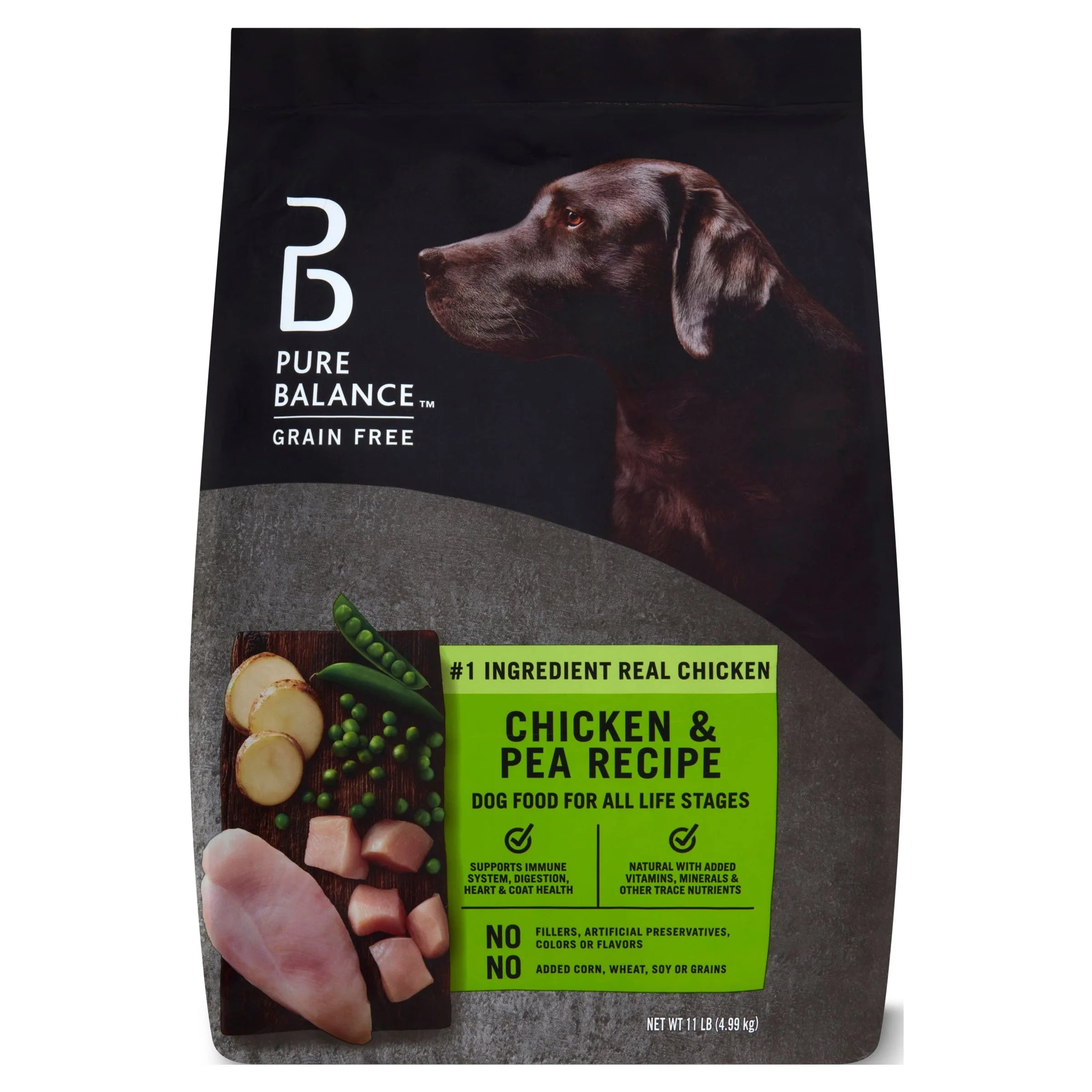 Grain-Free Dry Dog Food, 11 lbs E84463