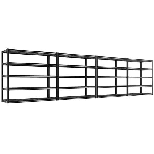 60" W x 24" D x 72" H Heavy Duty Adjustable Metal Shelving B468