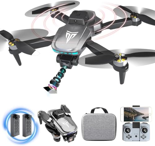 4k FPV Foldable Drone with Brushless Motor and Carrying Case X2201