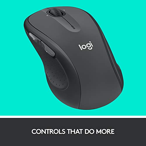 Wireless Mouse with Programmable Buttons - Graphite J721359