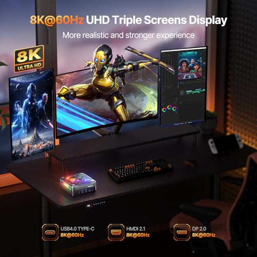 Mini PC AMD Ryzen 7 7840HS 32GB DDR5 512GB SSD V57896