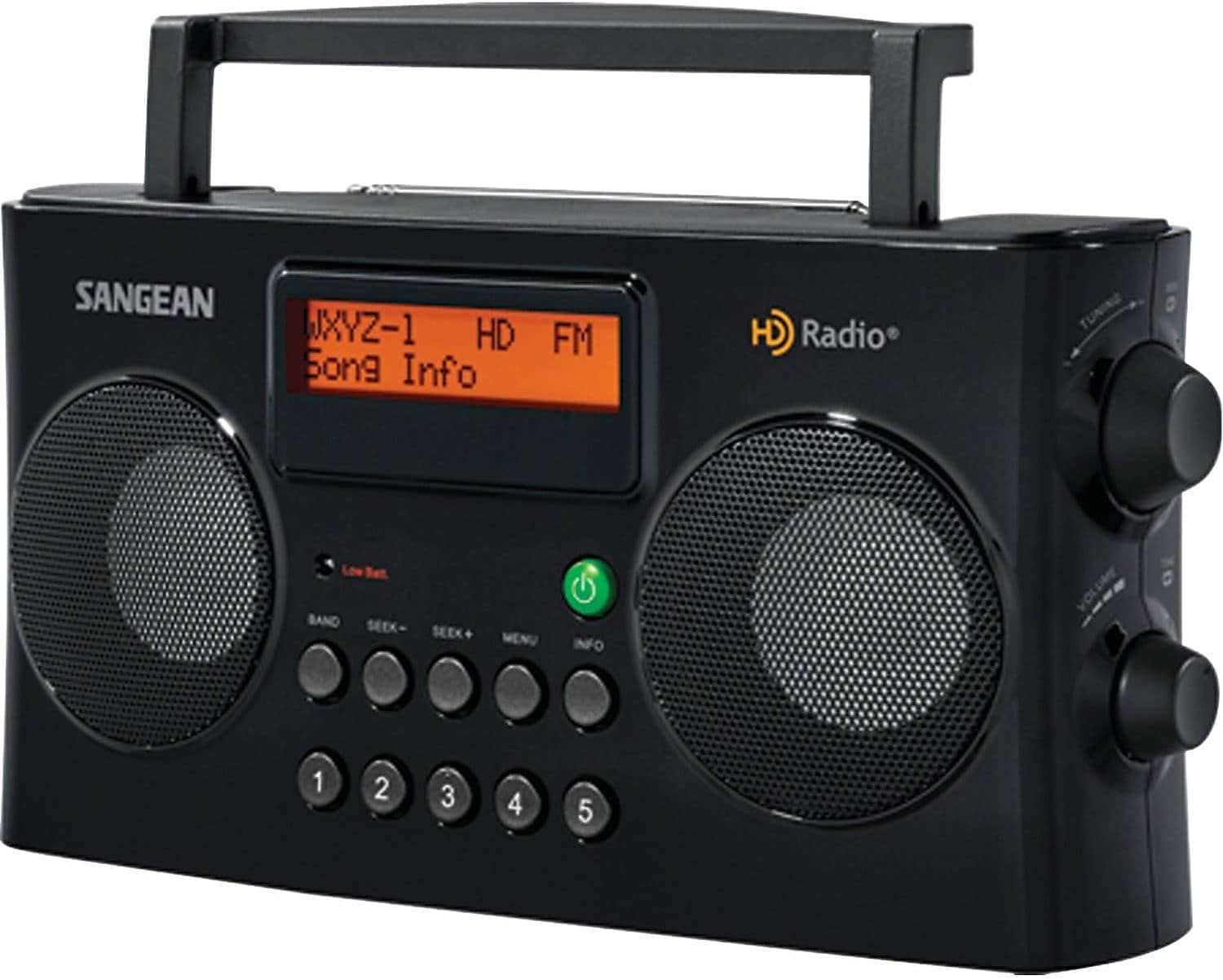 Black Portable HD Radio B93988