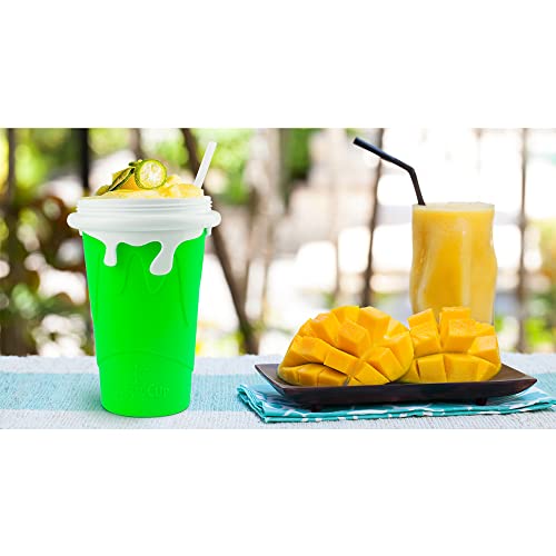 Blue Double Layers Silicone Slushy Cup Maker 500ml S9158