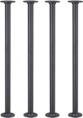 Set of 4 Iron Table Legs (1/2'' x 18'') V54822