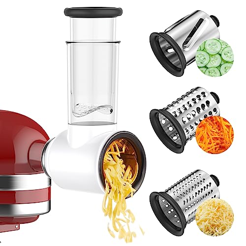 Slicer Shredder Attachment for Kitchenaid Stand Mixer with 3 Blades W290500