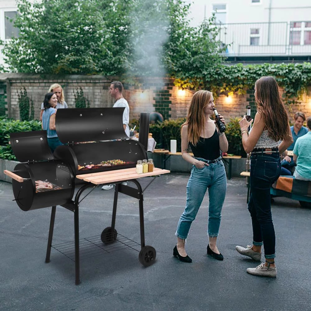 Outdoor Charcoal Grill Offset Smoker A714132