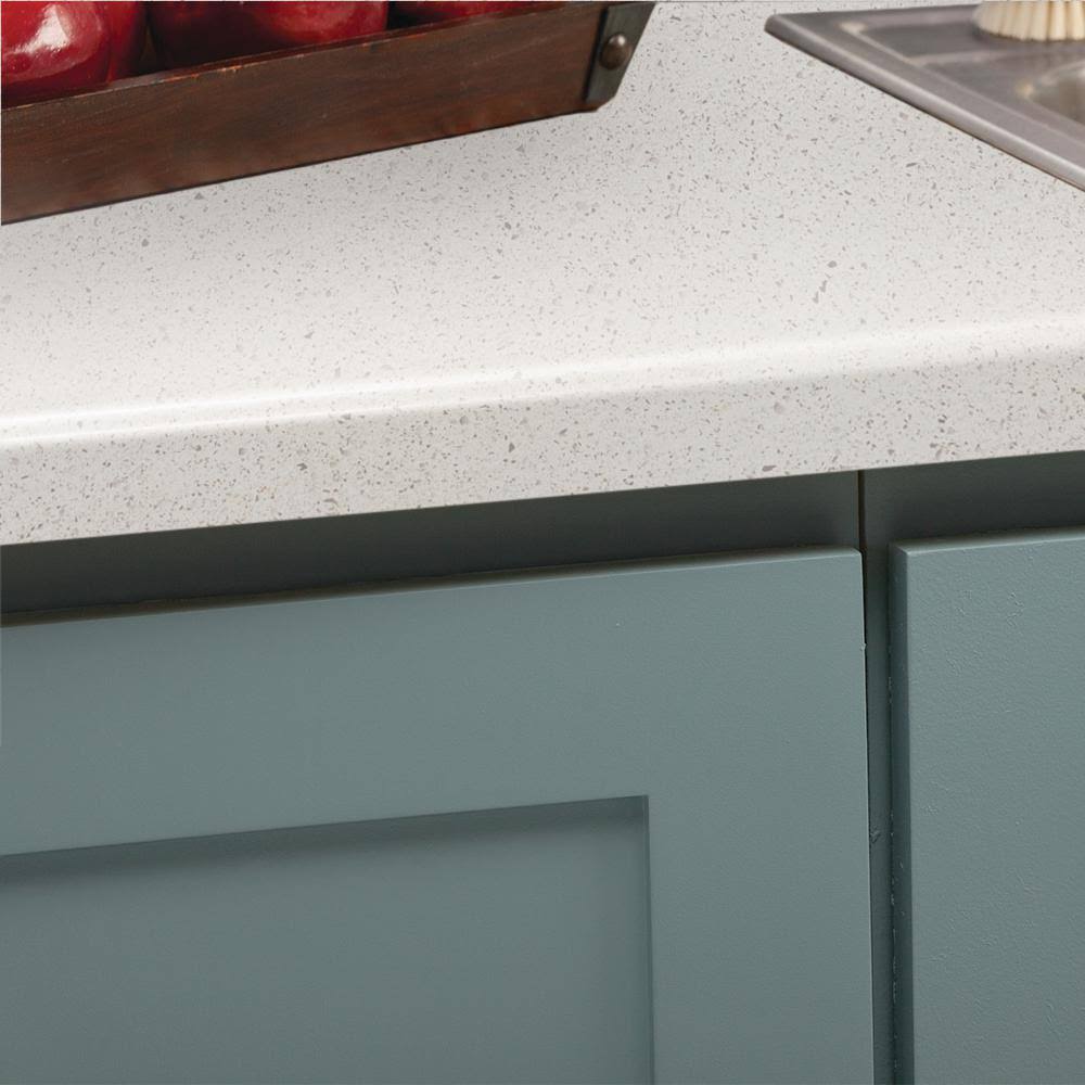 8 ft. Gray Laminate Countertop with Waterfall Edge H470