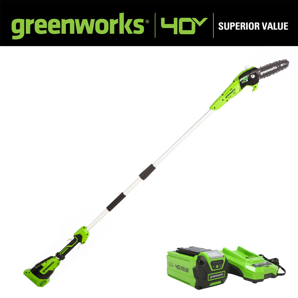 40V 8 Cordless Pole Saw with 2.0 Ah Battery and Charger U8476