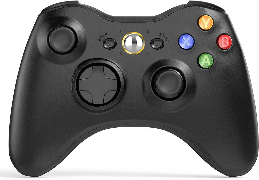 Black Wireless Controller for Xbox 360 and PC V1945
