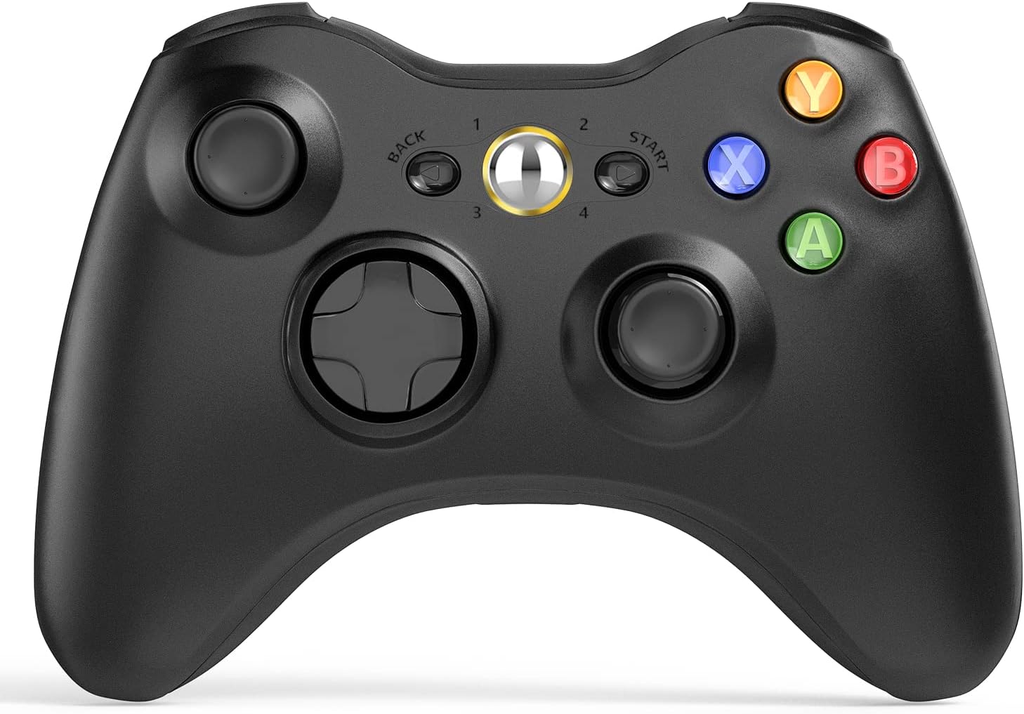 Black Wireless Controller for Xbox 360 and PC V1945